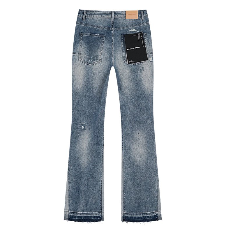 Purple Brand Distressed Washed Denim Jeans